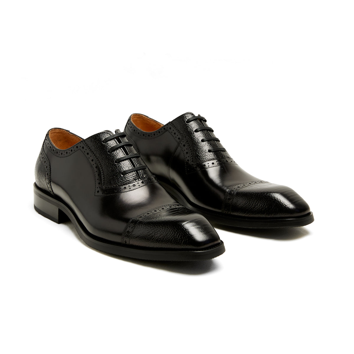 Lupo Bianco Torino Oxford Brogues – Classic Cap Toe Elegance