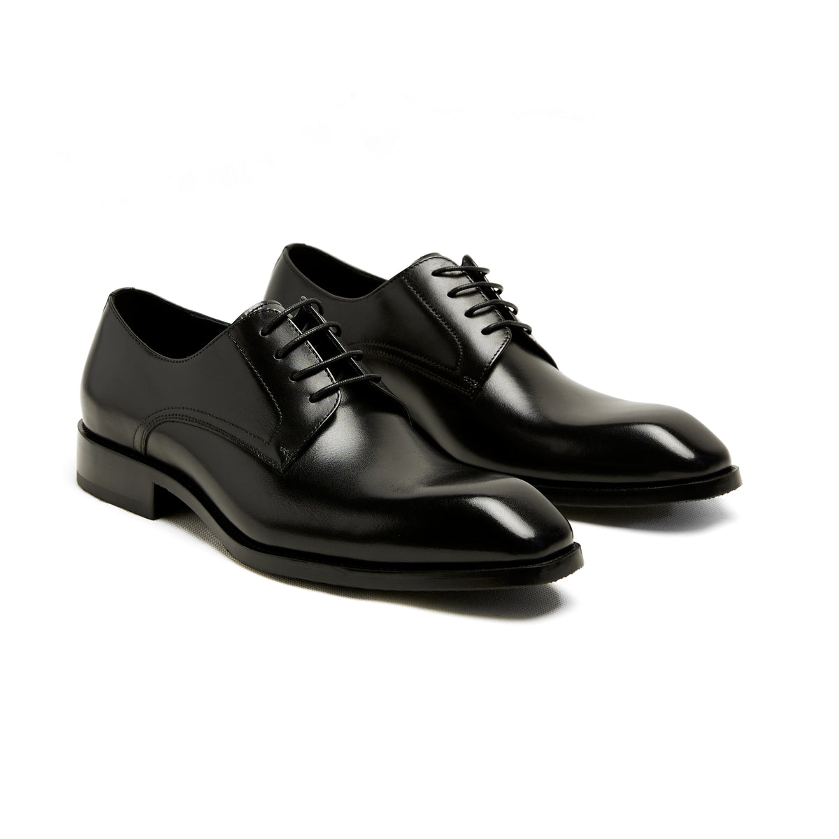 Lupo Bianco Derby Luxe – Polished Leather Collection
