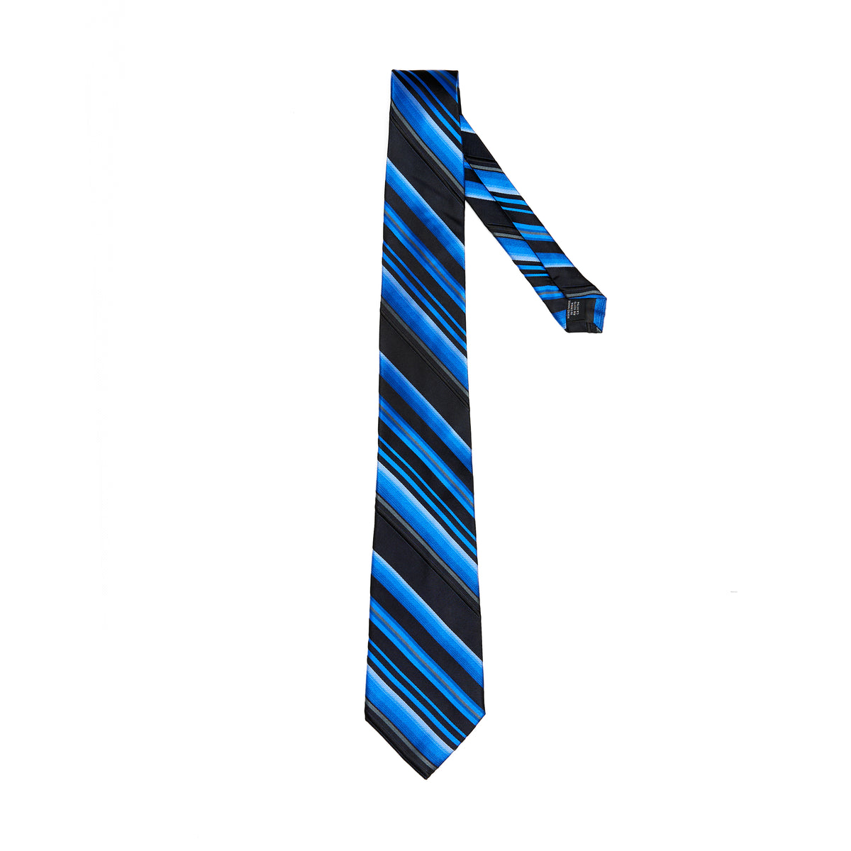 Lupo Bianco Blu Notte Stripe Tie