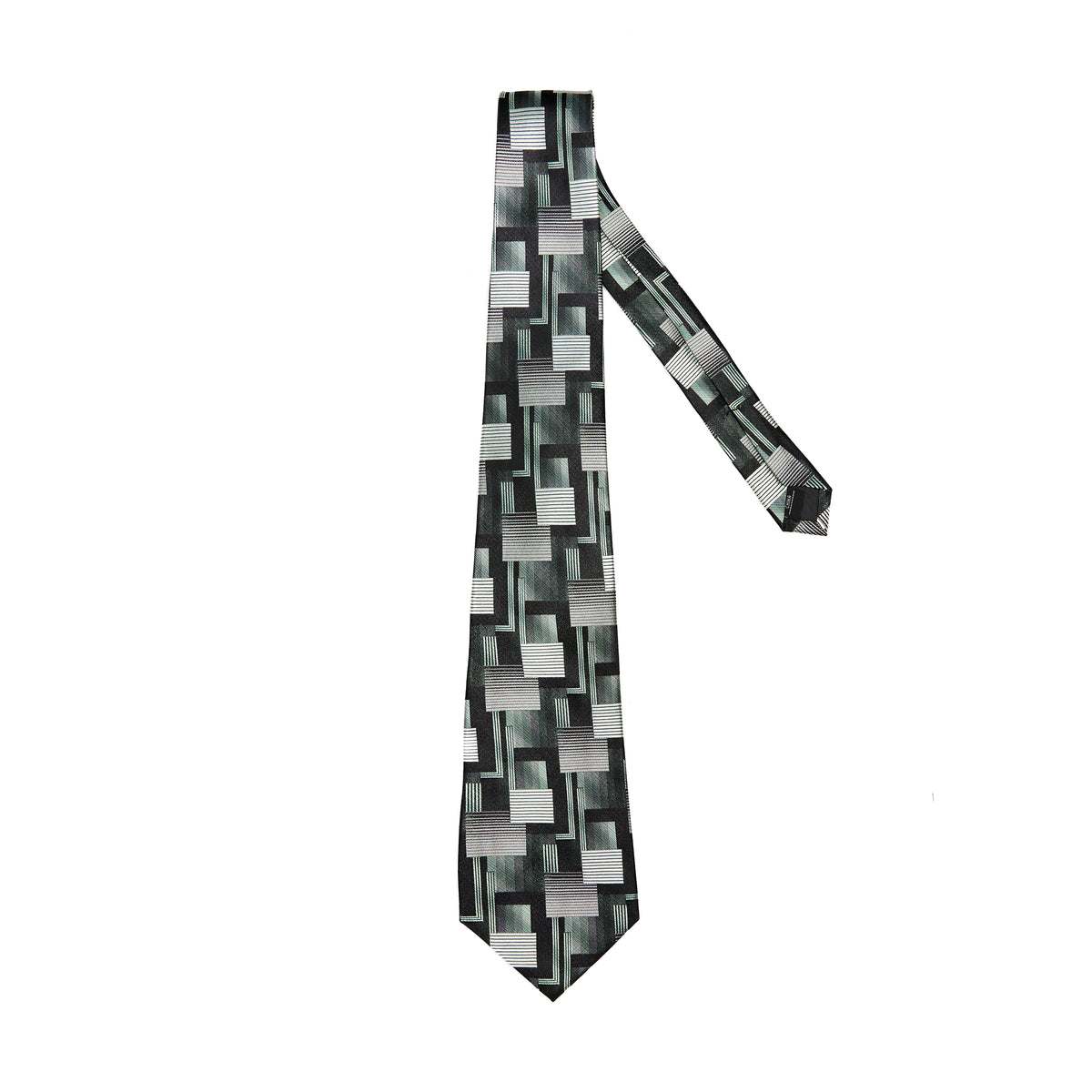 Lupo Bianco Geometric Noir Tie