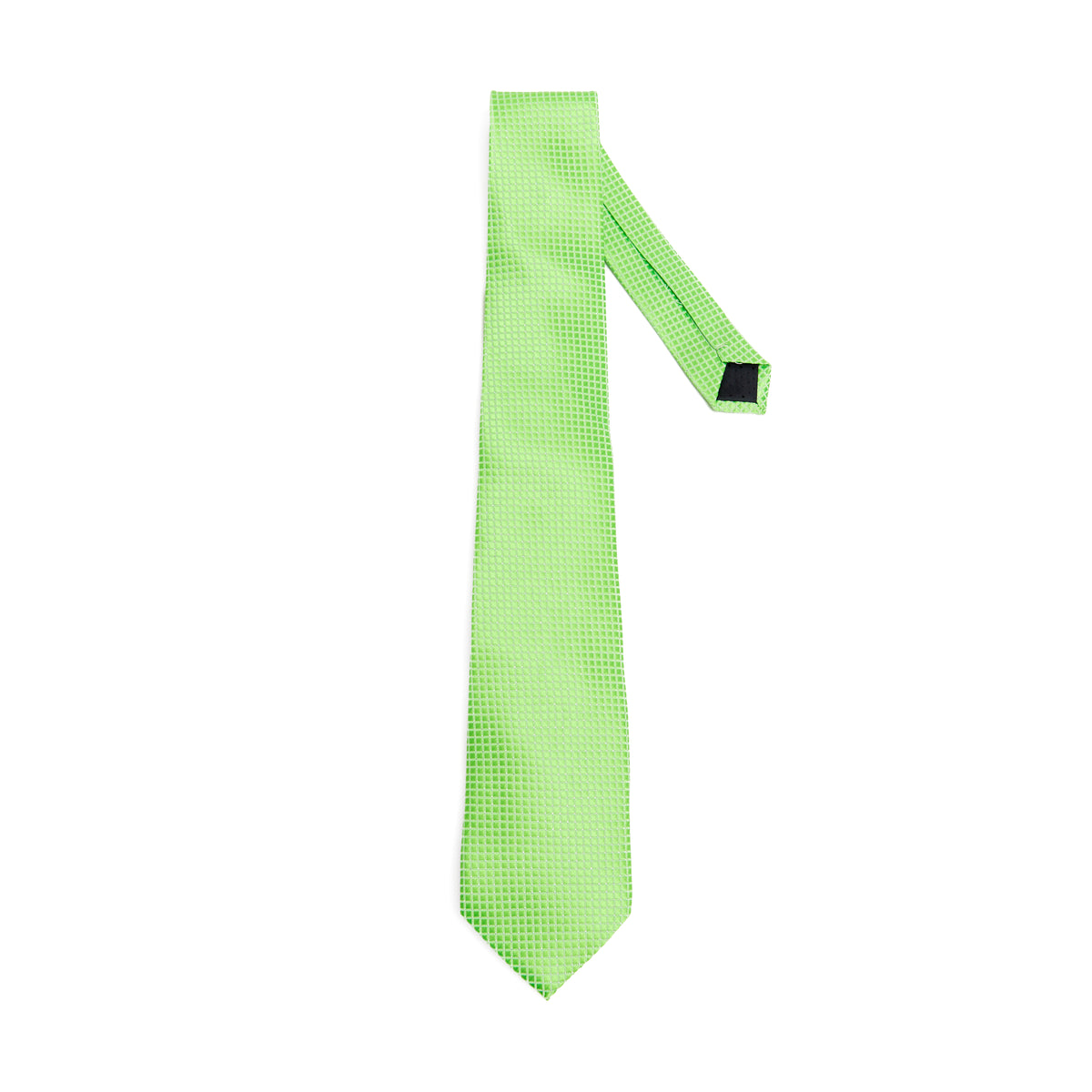 Lupo Bianco Verde Tessuto Tie