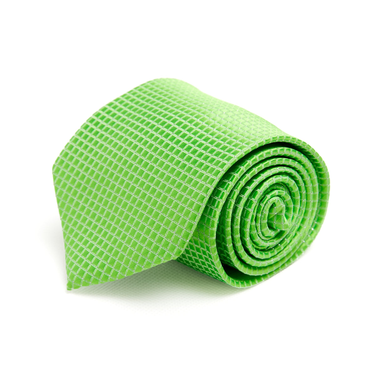 Lupo Bianco Verde Tessuto Tie
