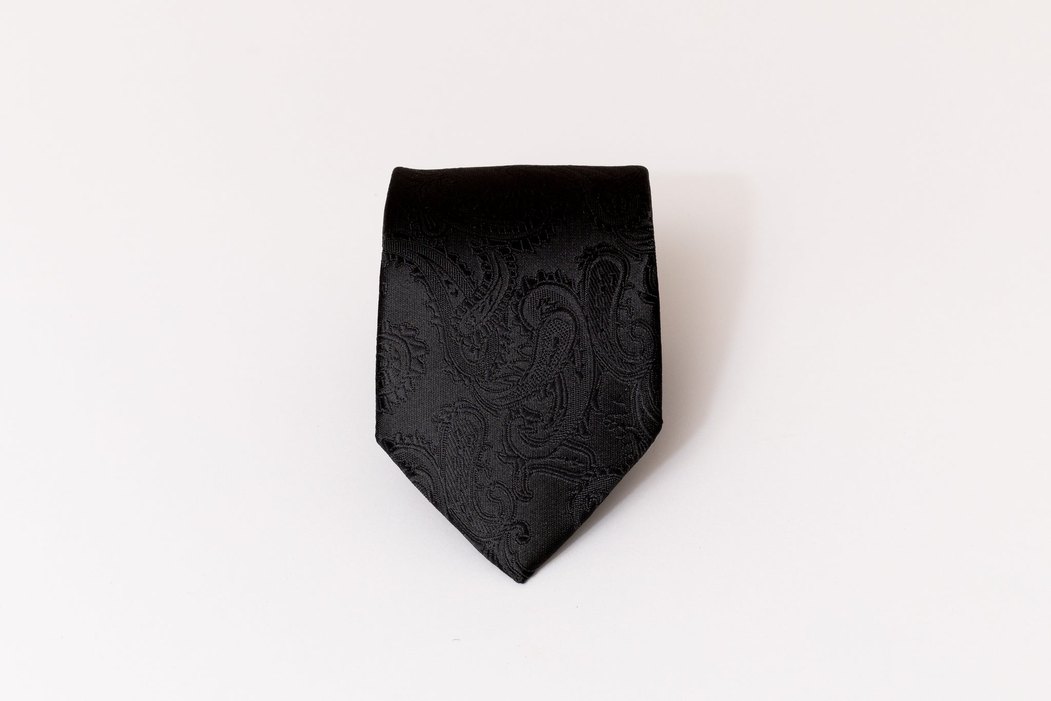 Black Paisley Tie