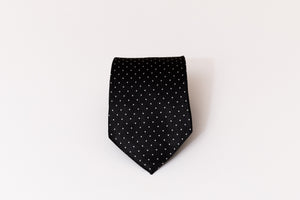 Noir Dotted Texture Tie