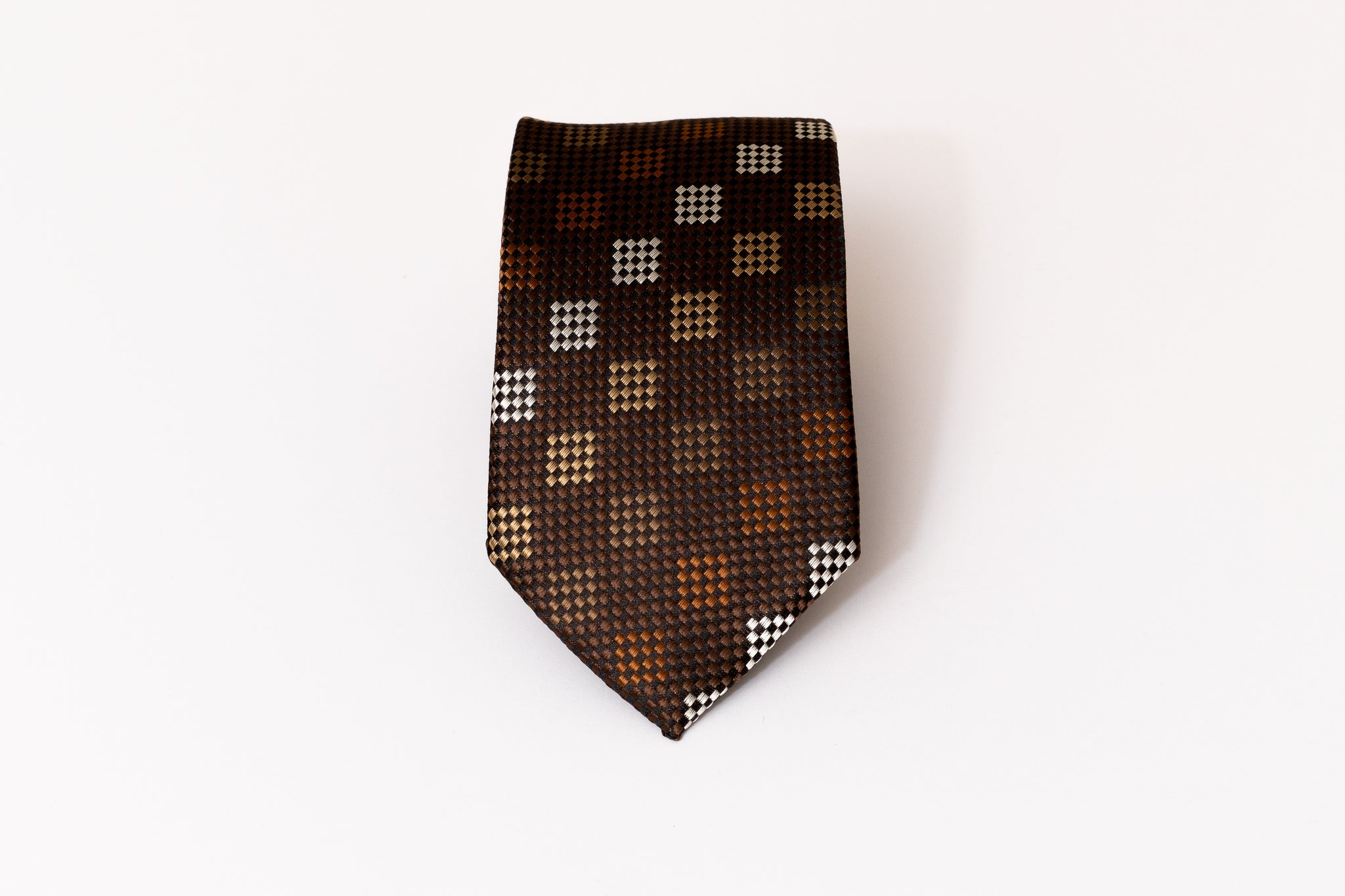 Stitched Checkerboard Tie