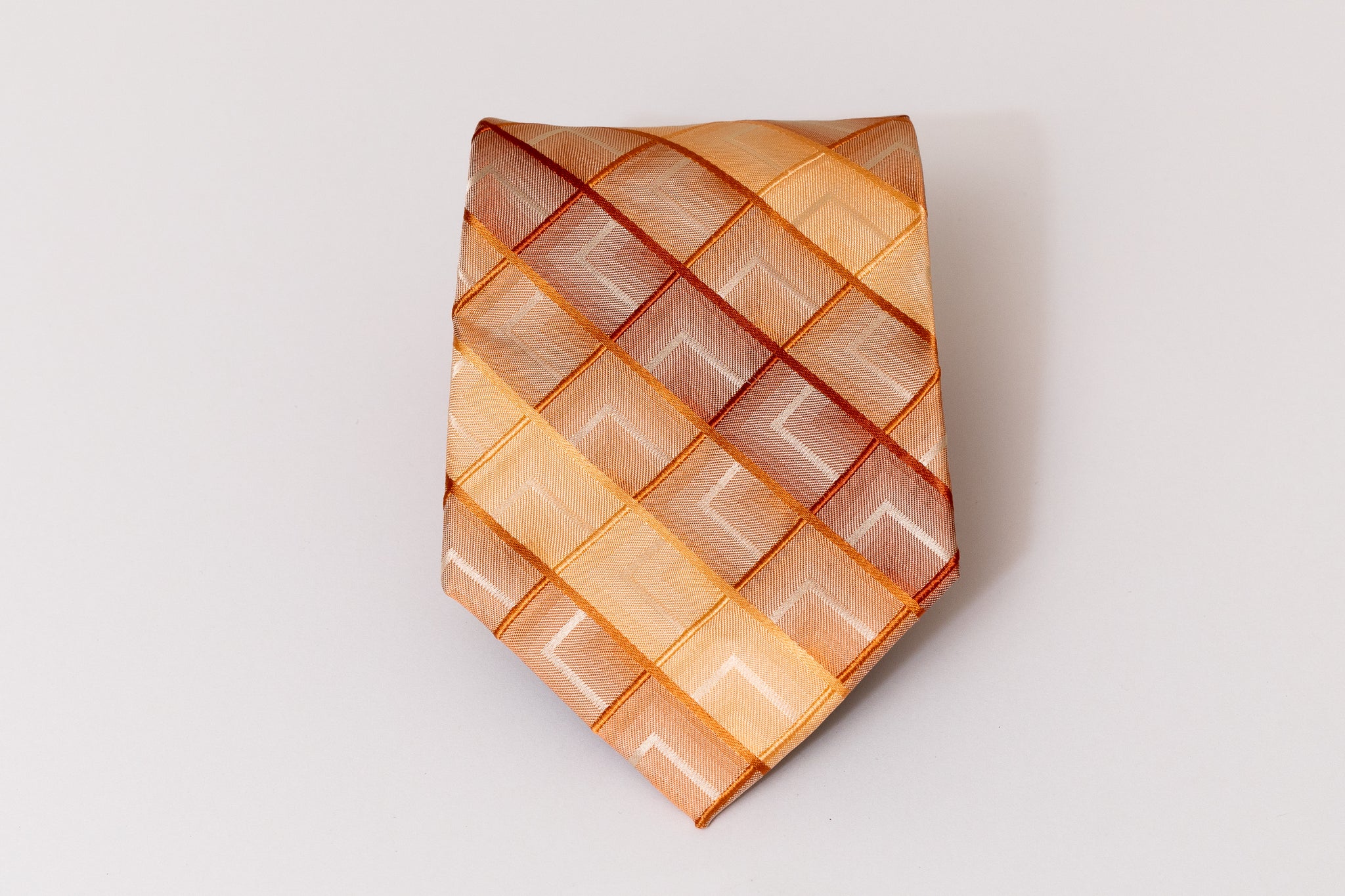 Chocolate Square Illusion Tie