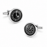 Lupo Bianco Vintage Dashboard Gauge Cufflinks