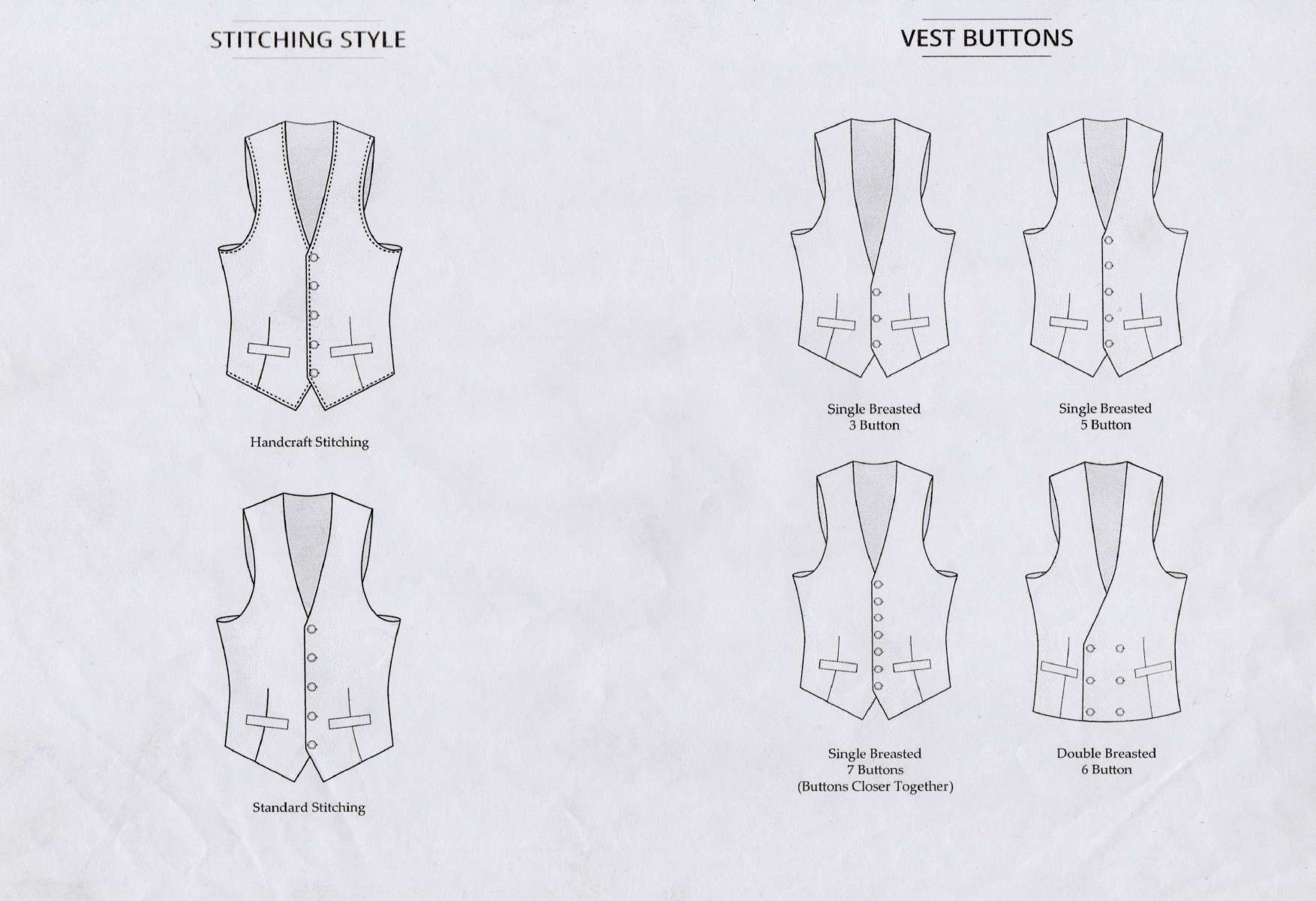 Vest Style Options
