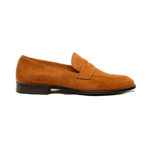 Lupo Bianco Torino Suede Penny Loafers – Handcrafted Elegance