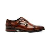 Lupo Bianco Milano Double Monk Strap – Handcrafted Leather Shoes