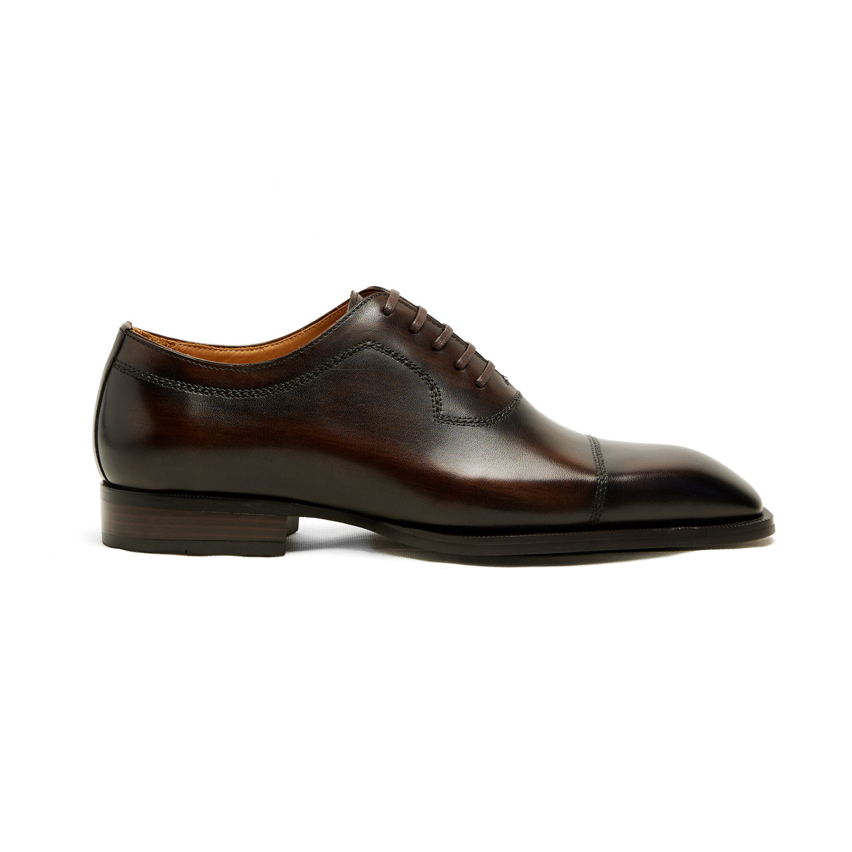 Lupo Bianco Cap-Toe Oxford – Classic Black & Deep Espresso