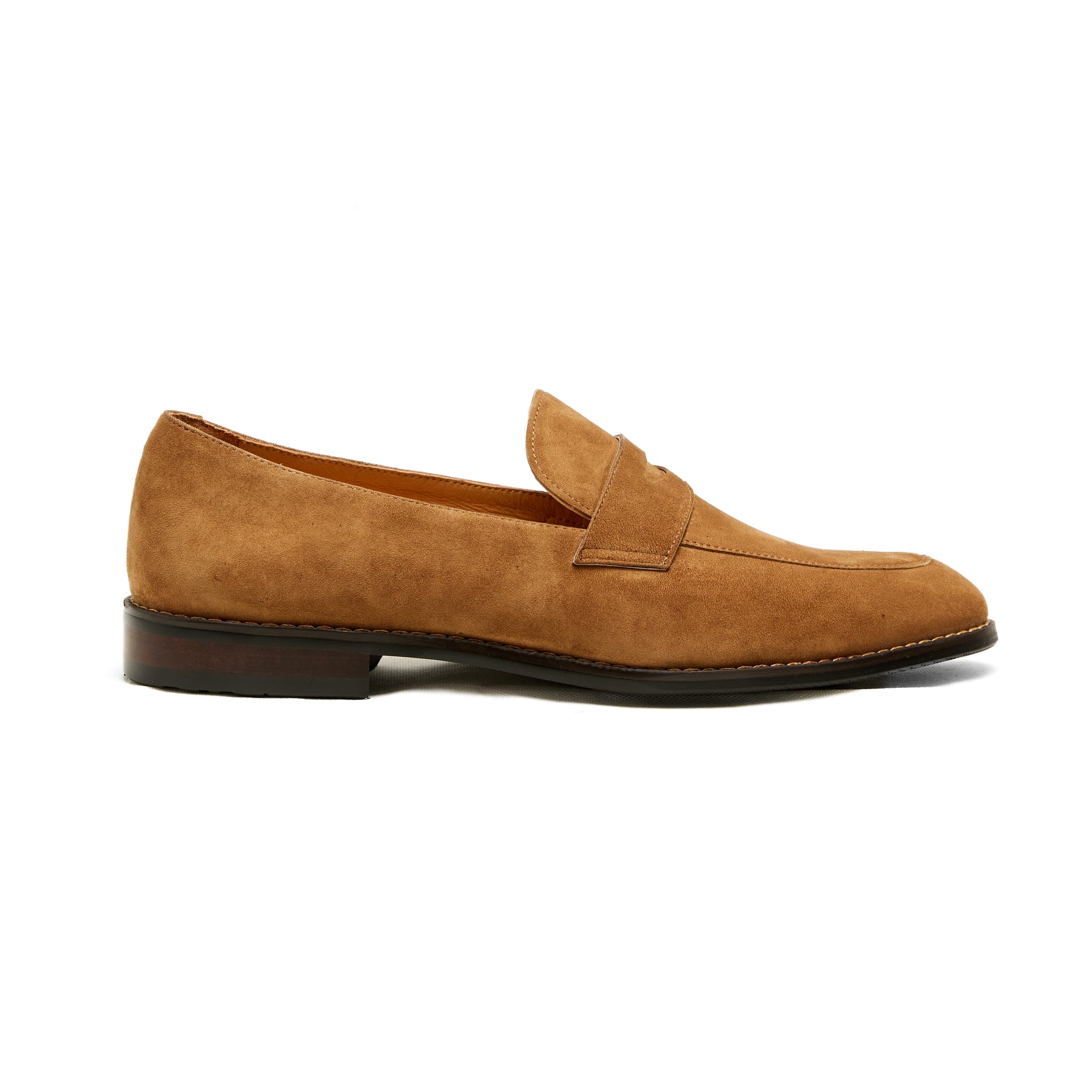 Lupo Bianco Torino Suede Penny Loafers – Handcrafted Elegance