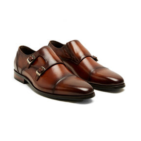 Lupo Bianco Milano Double Monk Strap – Handcrafted Leather Shoes