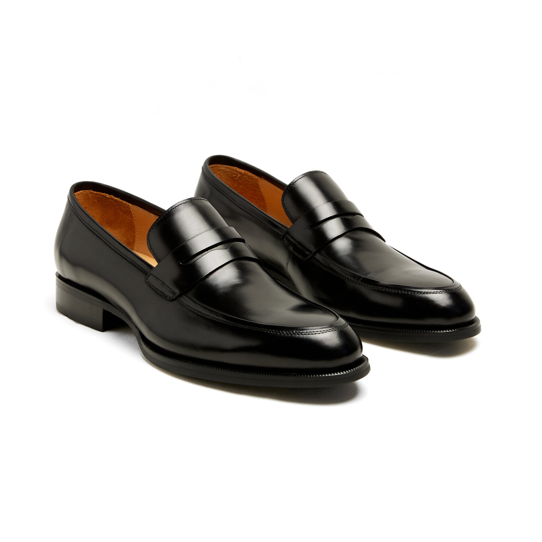 Lupo Bianco Milano Leather Penny Loafers – Timeless Italian Craft
