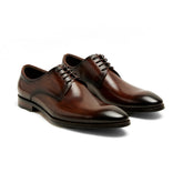 Lupo Bianco Signature Derby Collection – Matte, Brown & Espresso