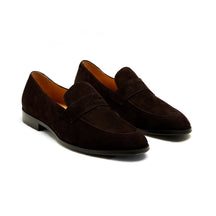 Lupo Bianco Torino Suede Penny Loafers – Handcrafted Elegance
