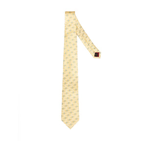 Lupo Bianco Oro Geometrico Tie