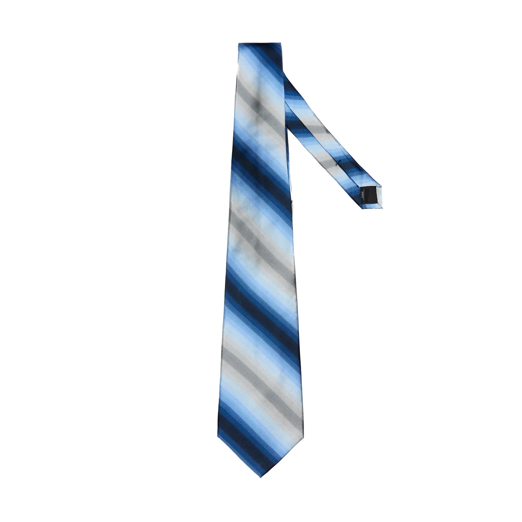Lupo Bianco Azzurro Gradiente Tie