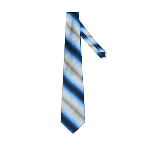Lupo Bianco Azzurro Gradiente Tie