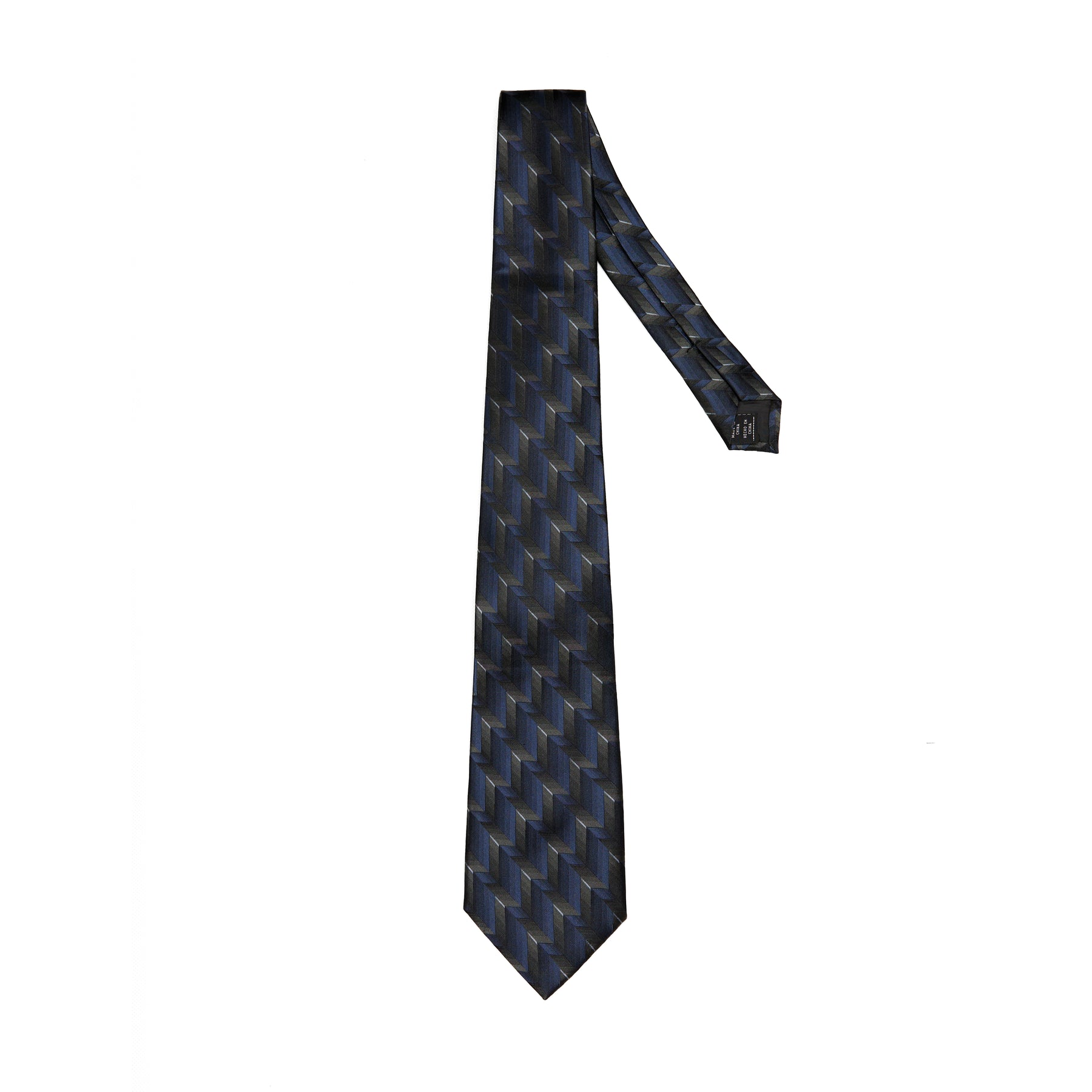 Lupo Bianco Midnight Chevron Tie