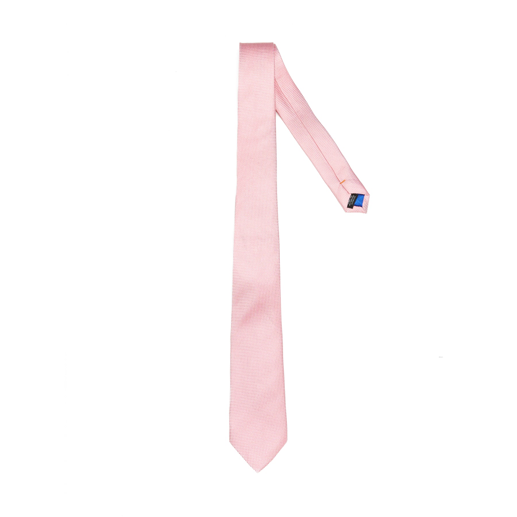 Lupo Bianco Blush Pink Satin Silk Tie