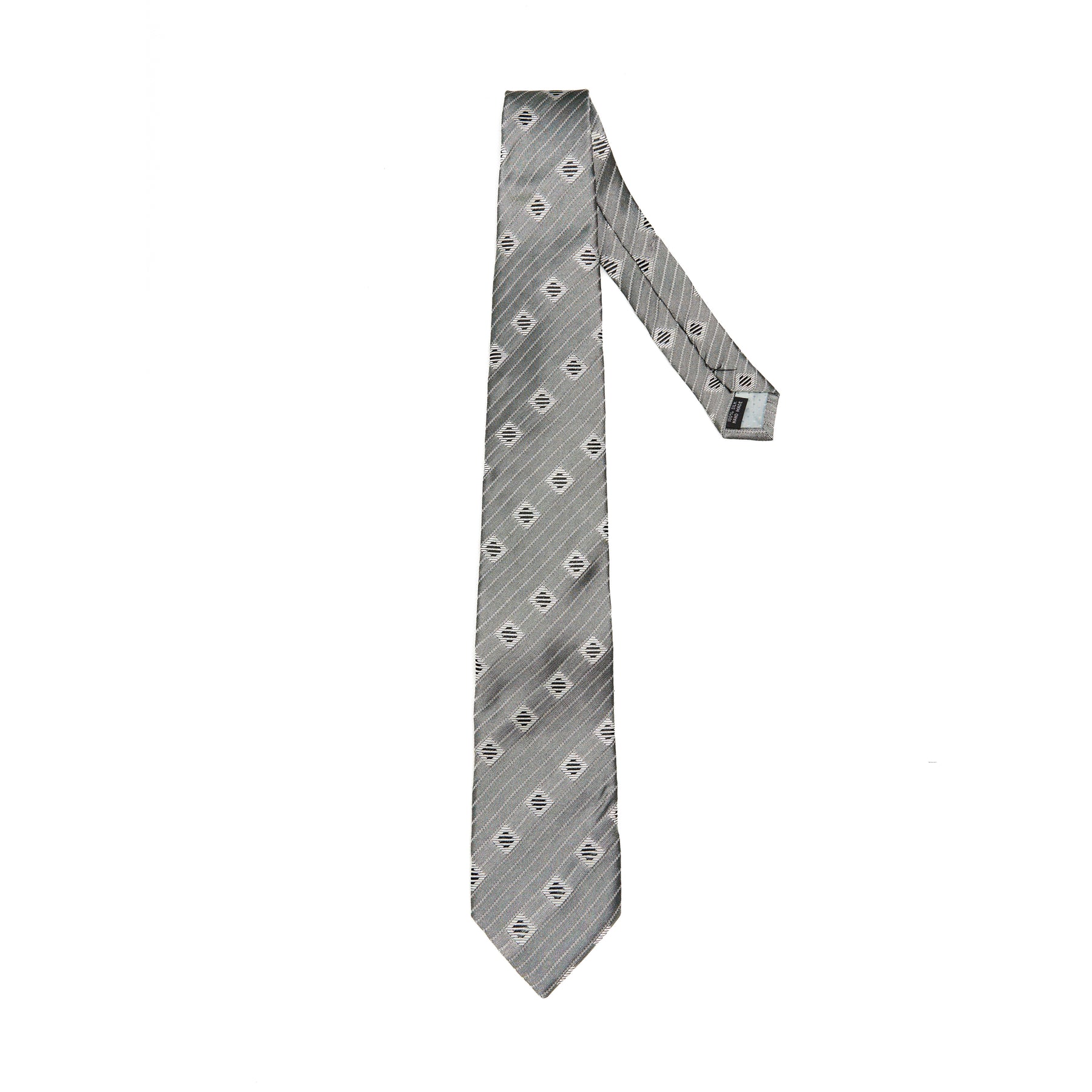 Lupo Bianco Grigio Classico Tie
