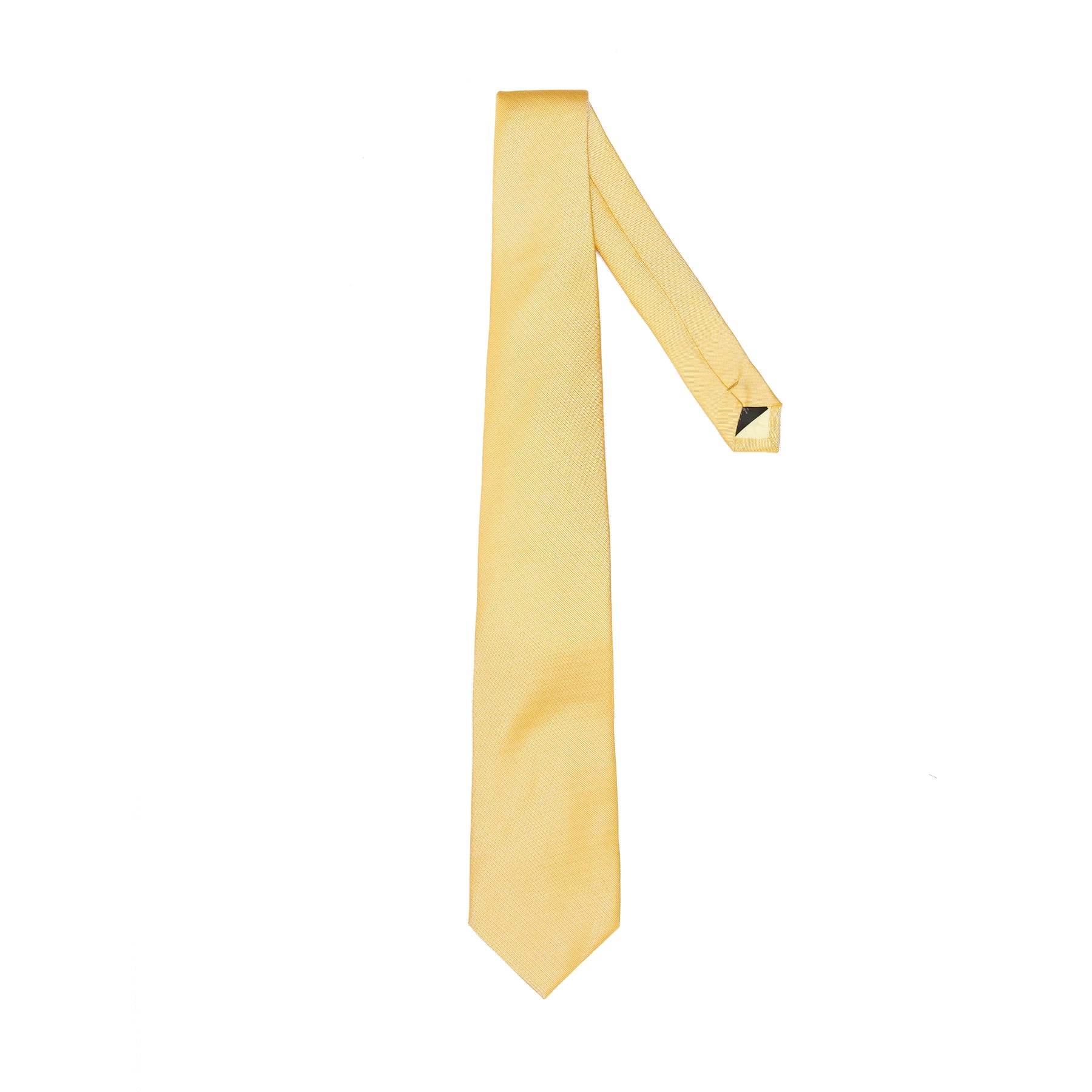 Lupo Bianco Soft Yellow Silk Tie