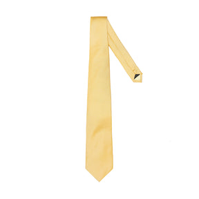 Lupo Bianco Soft Yellow Silk Tie