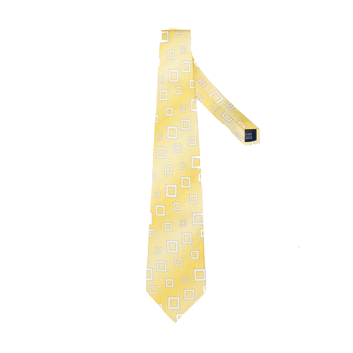Lupo Bianco Giallo Quadro Tie