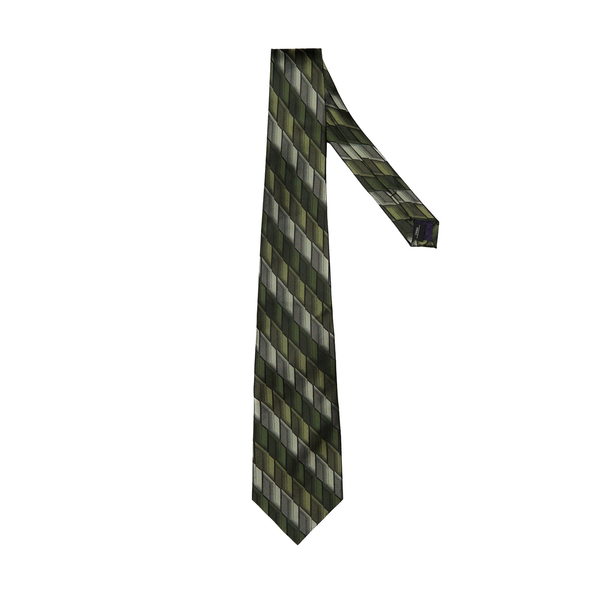 Lupo Bianco Verde Intreccio Tie