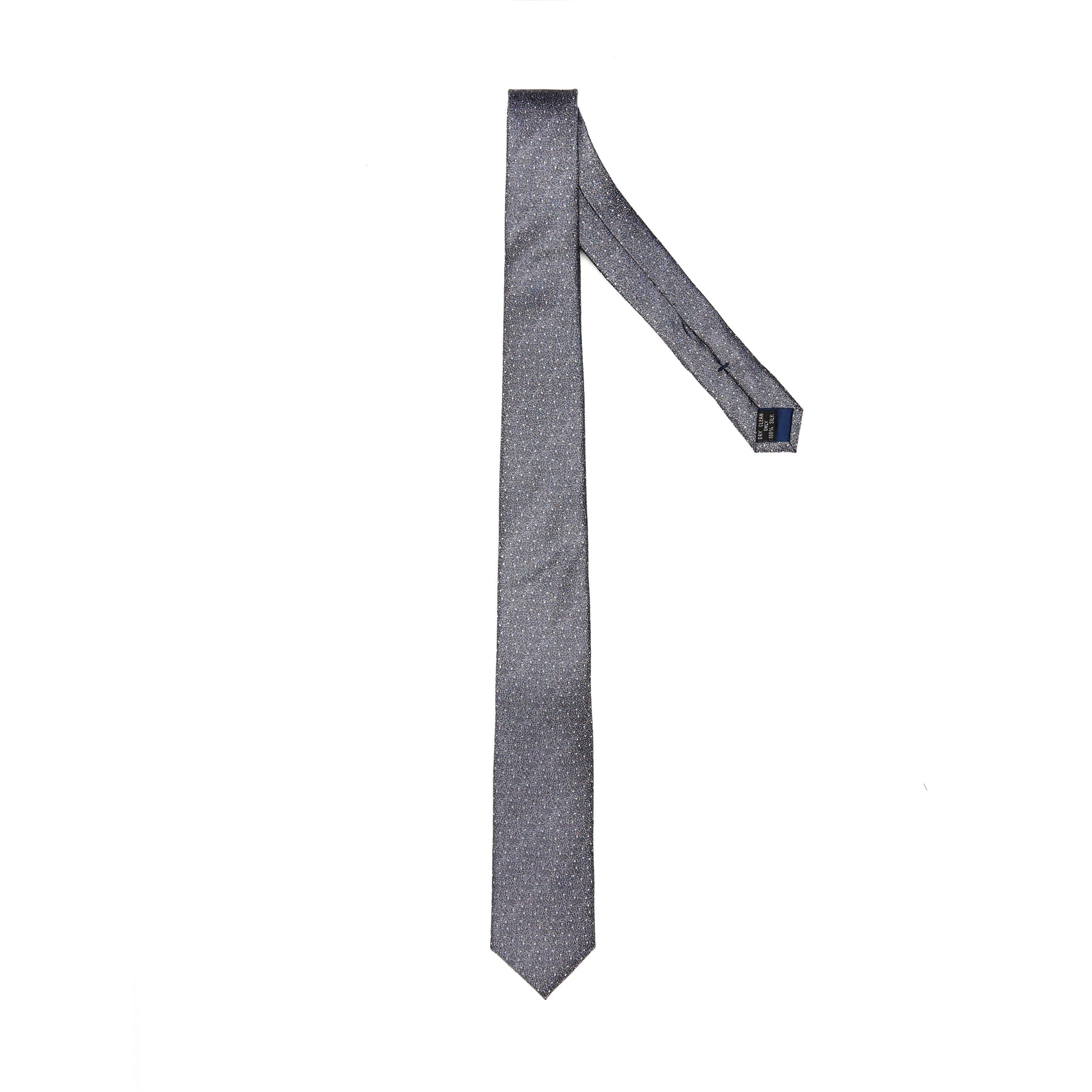 Lupo Bianco Grey Micro Texture Tie