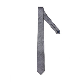 Lupo Bianco Grey Micro Texture Tie