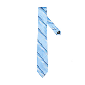 Lupo Bianco Azure Stripe Tie
