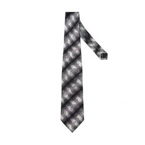 Lupo Bianco Argento Paisley Tie