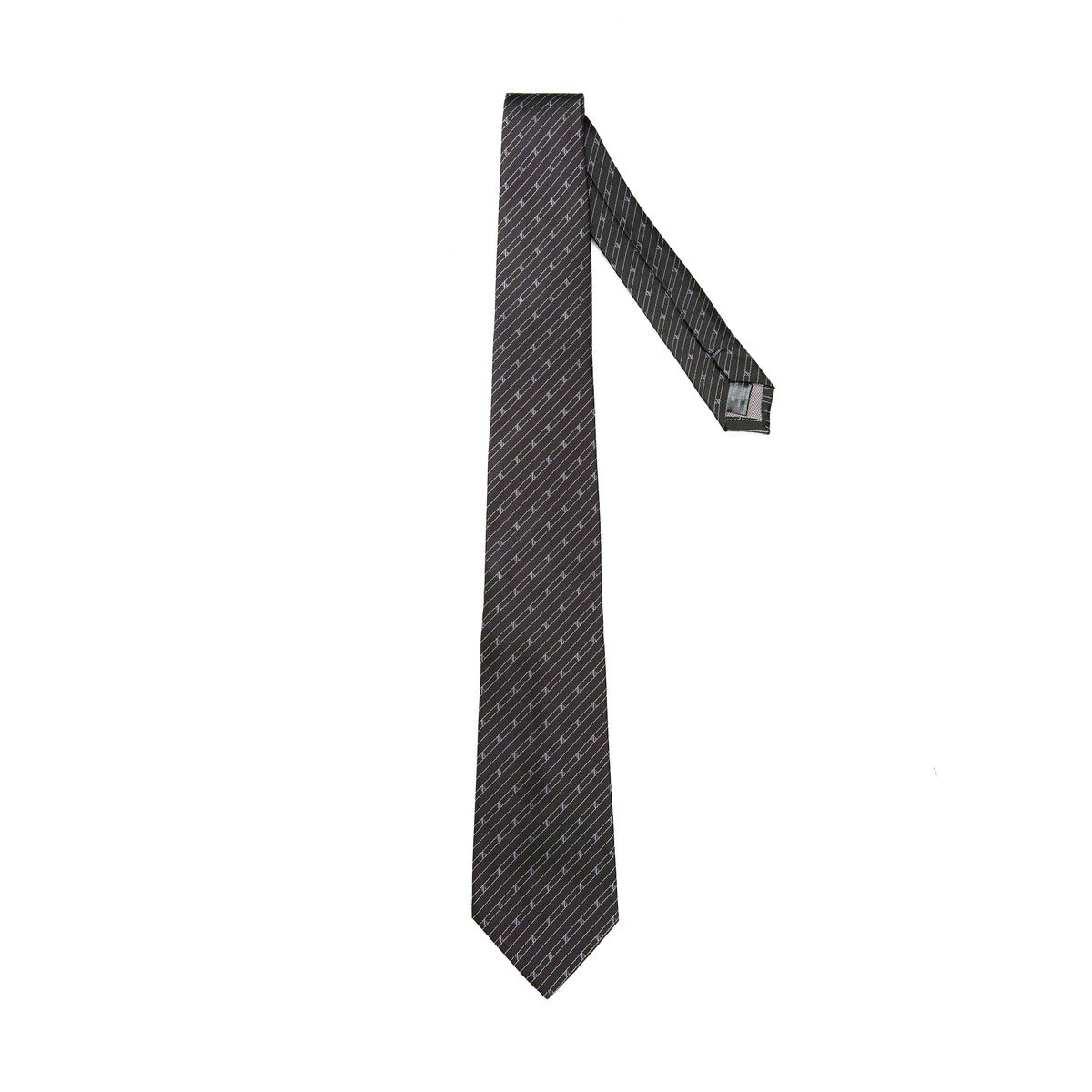 Lupo Bianco Nero Tratto Tie