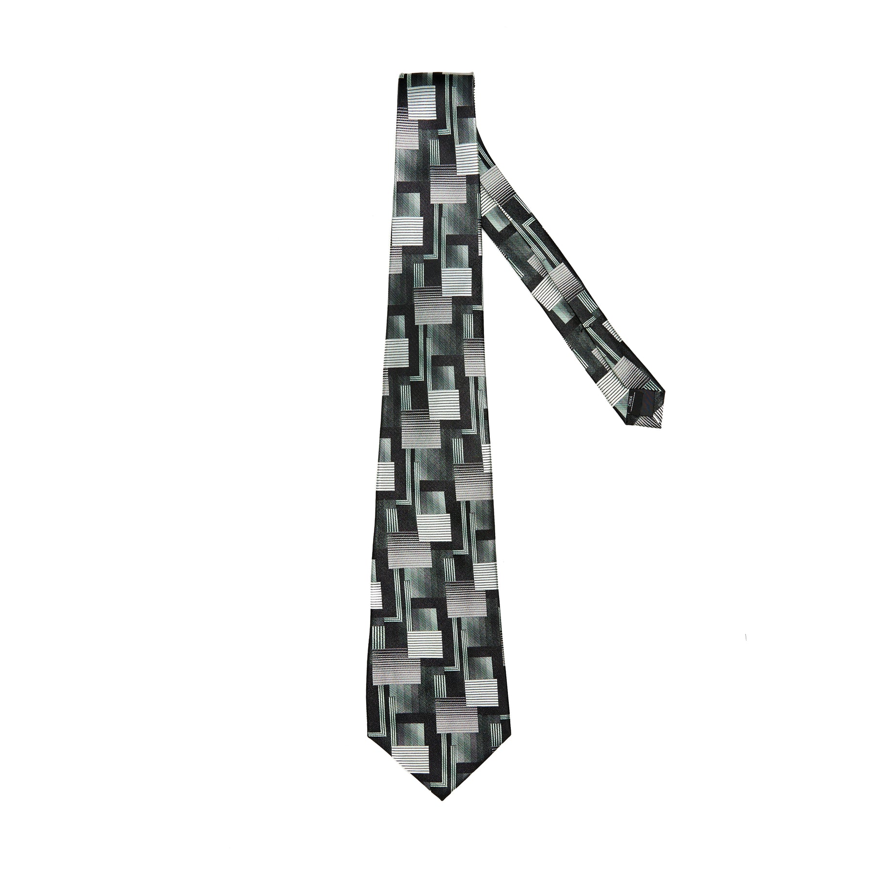 Lupo Bianco Geometric Noir Tie