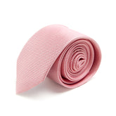 Lupo Bianco Blush Pink Satin Silk Tie