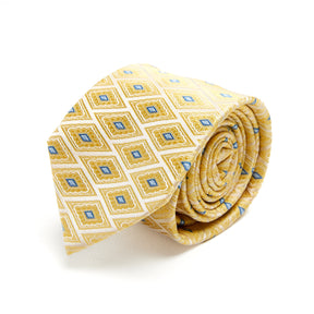Lupo Bianco Oro Geometrico Tie