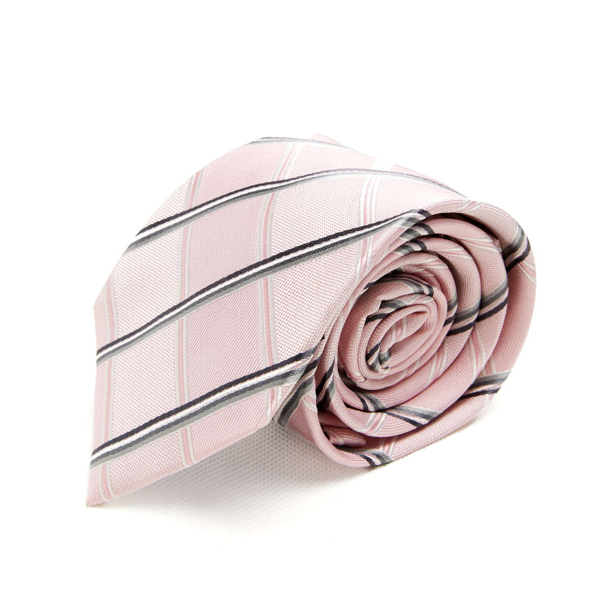 Lupo Bianco Rosa Diagonale Tie