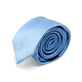 Lupo Bianco Sky Blue Satin Silk Tie