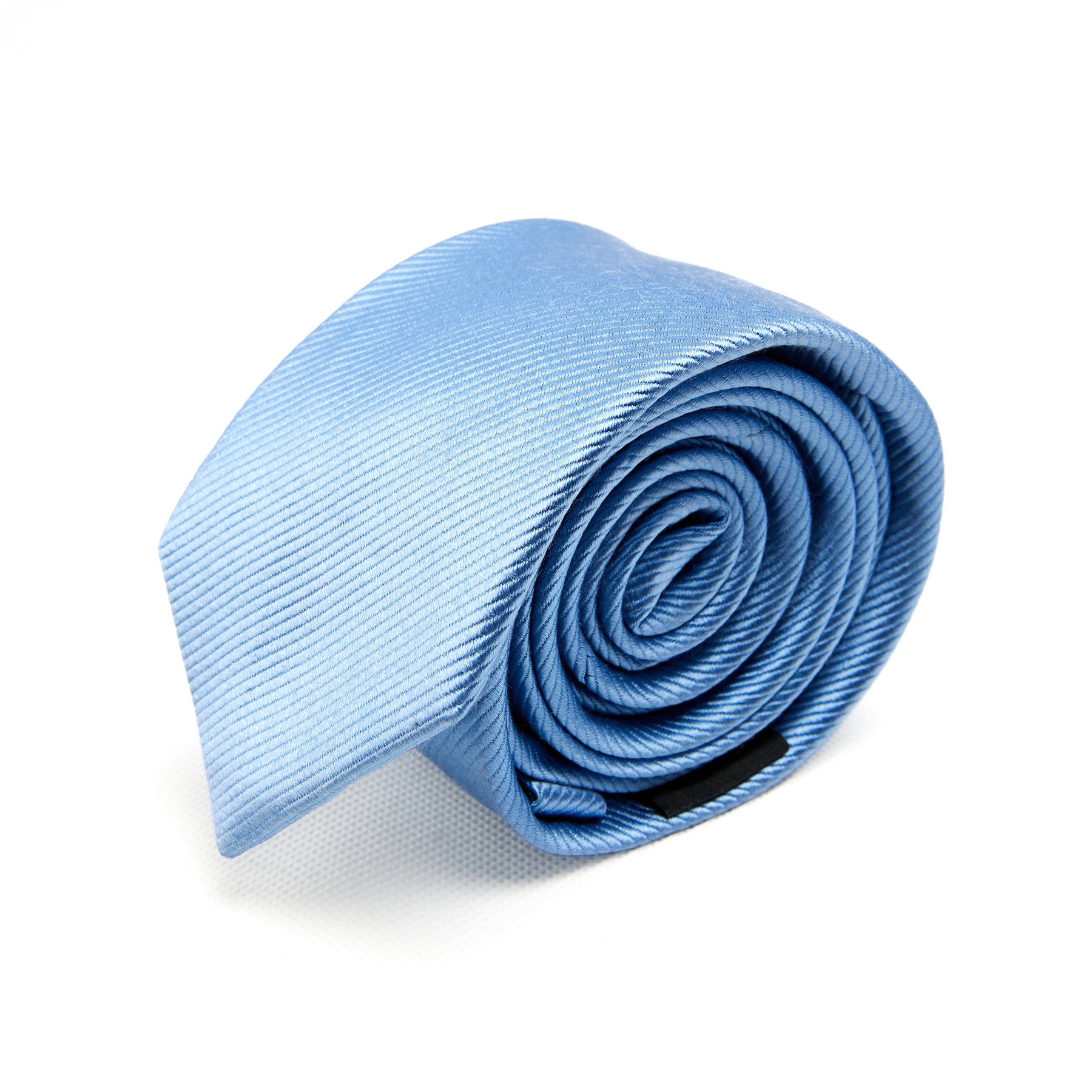Lupo Bianco Sky Blue Satin Silk Tie