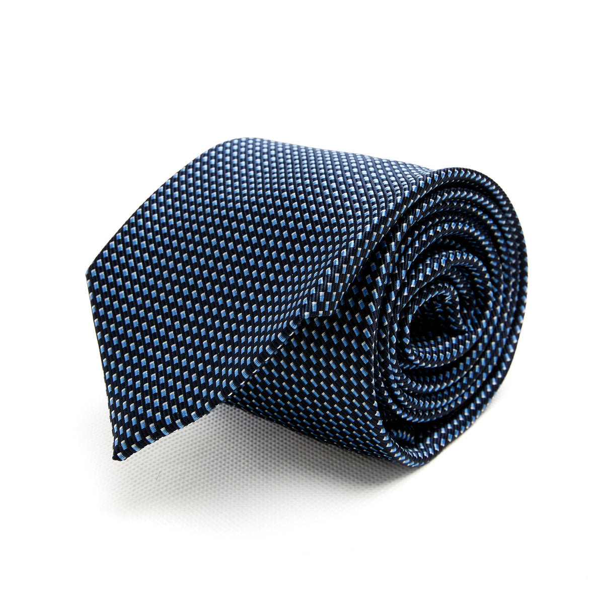 Lupo Bianco Notte Micro-Weave Tie