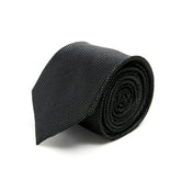 Lupo Bianco Nero Micro-Texture Tie