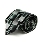 Lupo Bianco Geometric Noir Tie