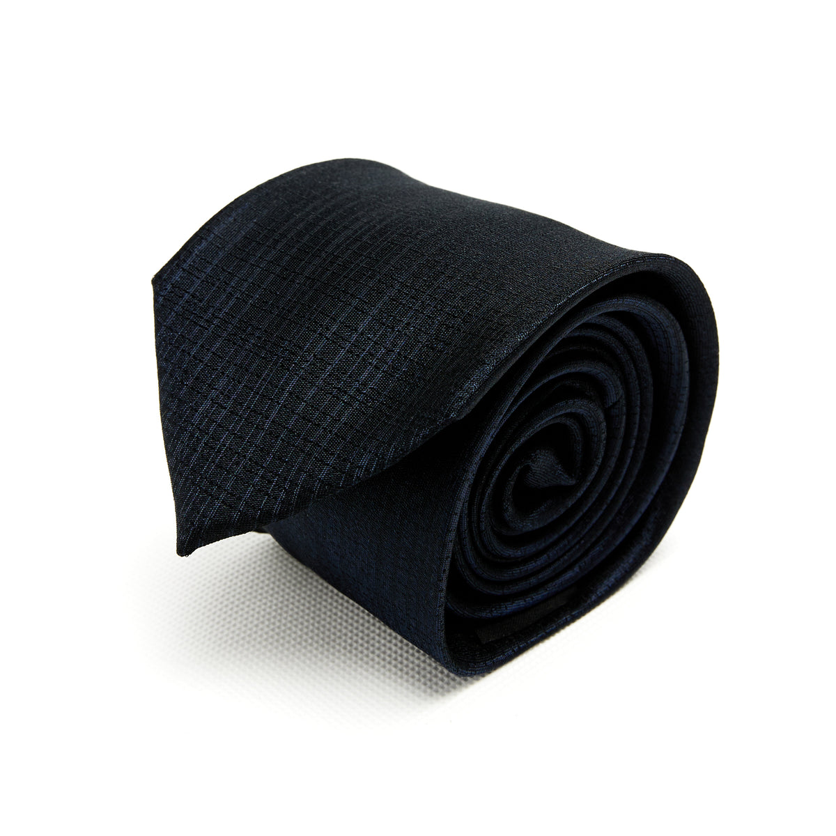 Lupo Bianco Deep Navy Textured Silk Tie