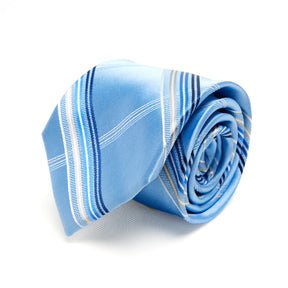 Lupo Bianco Azure Stripe Tie