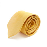 Lupo Bianco Soft Yellow Silk Tie