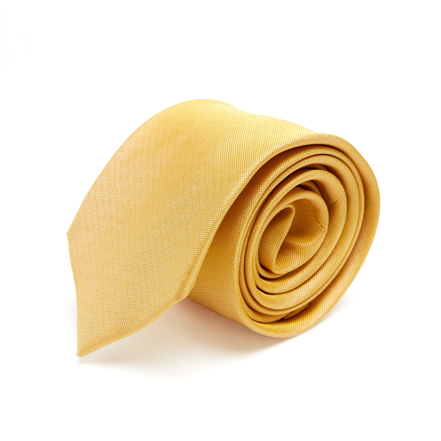 Lupo Bianco Soft Yellow Silk Tie