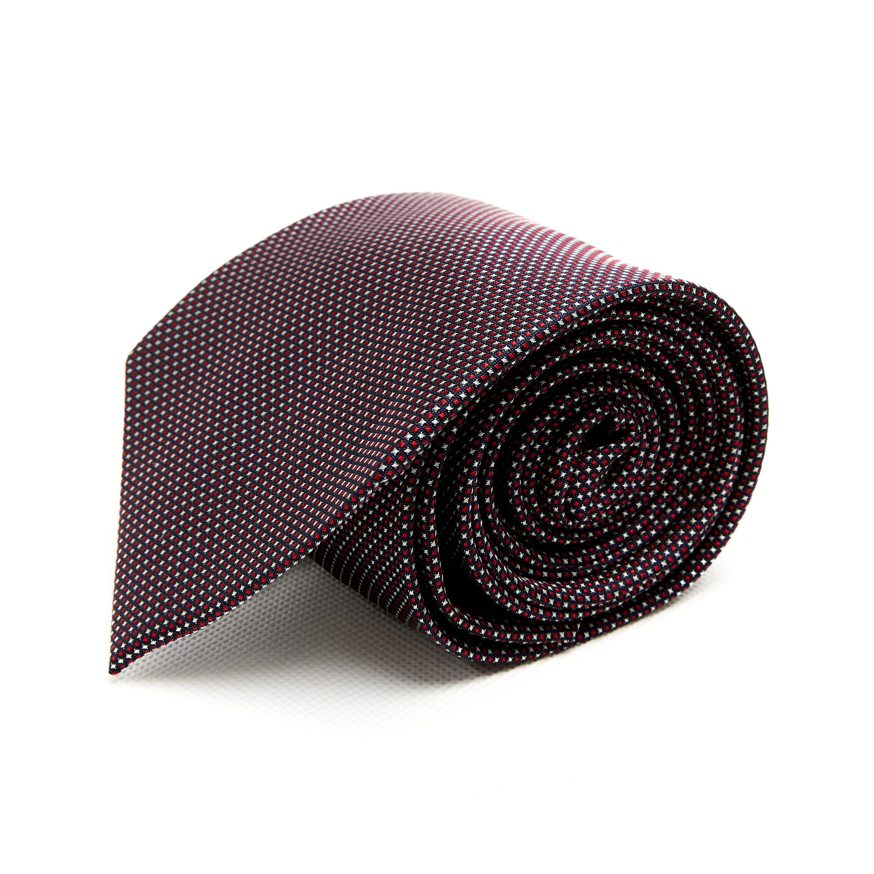 Lupo Bianco Burgundy Micro-Texture Tie