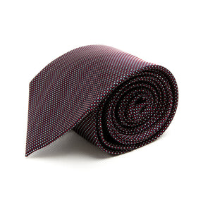 Lupo Bianco Burgundy Micro-Texture Tie
